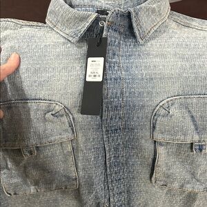 Nova Men Men's Blue Denim heavyweight shirt/ jacket.